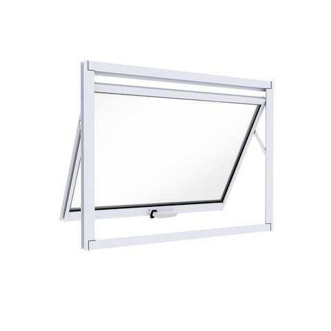 Janela de Alumínio Máximo Ar 60x60cm Lucasa Ideale Branco