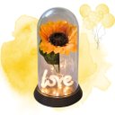 Ver imagem 5 de Luminária Love O Girassol Encantado 28 Cm Presente para Namorada Presente De Natal Presente dia das
