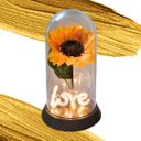 Ver mais imagens de Luminária Love O Girassol Encantado 28 Cm Presente para Namorada Presente De Natal Presente dia das
