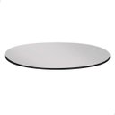 Ver imagem 1 de Tampo Redondo 100cm Standard Cinza com Preto Mesa de Reunião Cozinha