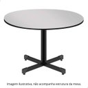 Ver mais imagens de Tampo Redondo 100cm Standard Cinza com Preto Mesa de Reunião Cozinha
