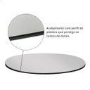 Ver imagem 5 de Tampo Redondo 100cm Standard Cinza com Preto Mesa de Reunião Cozinha