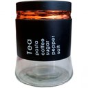 Ver imagem 1 de Frasco Pote Tea de Vidro Porta Mantimentos Tampa Hermético