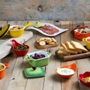 Ver imagem 2 de Cj 4pçs Mini Panelas Porcelana Tampa Coloridas 13cm Wolff