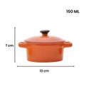 Ver imagem 7 de Cj 4pçs Mini Panelas Porcelana Tampa Coloridas 13cm Wolff