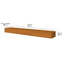 Ver imagem 3 de Rack Suspenso para TV até 55 Polegadas 100% MDF 155cm