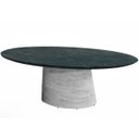 Ver imagem 4 de Mesa de Jantar Cone Oval Cimento Queimado com Tampo Pedra, Mármore e Granito Tatu Bola Móveis
