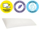Ver imagem 2 de Travesseiro de Corpo Com Fronha Antialérgico Fibra Siliconada Extra Macio 130x40cm - BF Colchões