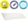 Travesseiro de Corpo Com Fronha Antialérgico Fibra Siliconada Extra Macio 130x40cm - BF Colchões - 2