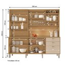 Ver imagem 4 de Kit Cozinha 10 Portas 2 Gavetas Larissa