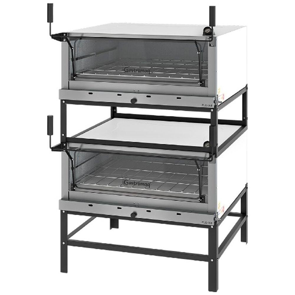 Forno Lastro a Gás 95cm Duplo Gastromaq Epóxi Flgd950pgg2 - 1