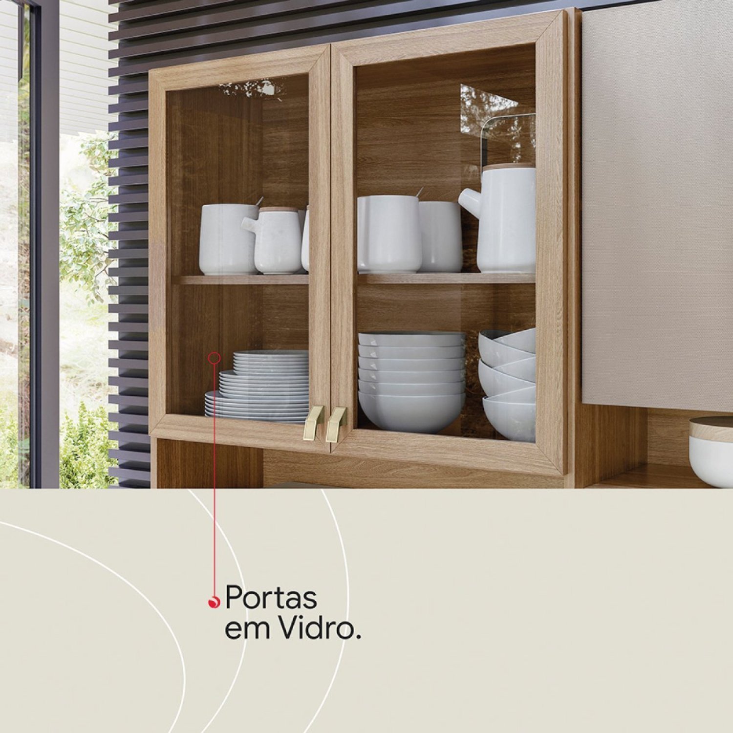 Cozinha Compacta 10 Portas 2 Gavetas Amora - 9