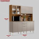 Ver imagem 3 de Cozinha Compacta 10 Portas 2 Gavetas Amora