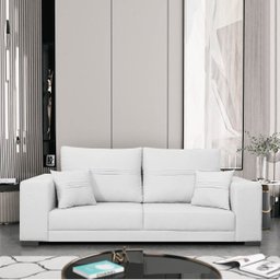 Sofá 2 Lugares Madri Suede - Amarena Móveis Sofá 2 Lugares Sofás Branco - 2 Sofá 2 Lugares Madri Suede - Amarena Móveis Sofá 2 Lugares Sofás Branco - 2