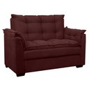 Ver imagem 1 de Sofá 2 Lugares Confortável Pequeno 140cm Small Cores Herrero Cor:Marsala