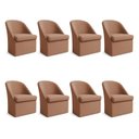 Ver imagem 1 de Kit 8 Poltronas Decorativas Malli Boucle - Pallazio Cor:Terracota
