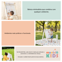 Ver mais imagens de Lousa Cavalete Infantil com Papel Desenhável | MDF | Estilo Montessori