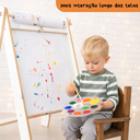 Ver imagem 3 de Lousa Cavalete Infantil com Papel Desenhável | MDF | Estilo Montessori