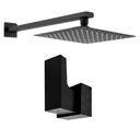 Ver imagem 1 de Chuveiro Piscina Chuveirão 20x20 Alavanca Base Docol Preto