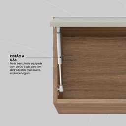 Armário Aéreo 70cm 1 Porta Firenze - 5