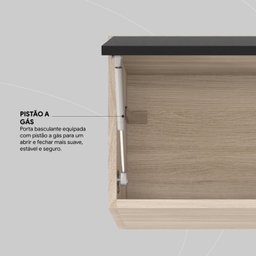 Armário Aéreo 70cm 1 Porta Firenze - 6