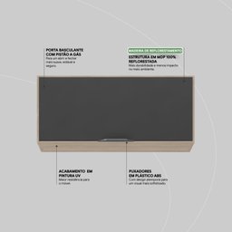 Armário Aéreo 70cm 1 Porta Firenze - 8