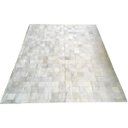 Ver imagem 1 de Tapete de Couro Branco 1,70x2,20 com Bordas Peça 10x10cm