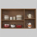 Ver imagem 5 de Armário Aéreo 120cm 3 Portas Firenze