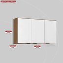 Ver imagem 4 de Armário Aéreo 120cm 3 Portas Firenze