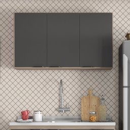 Armário Aéreo 120cm 3 Portas Firenze - 1