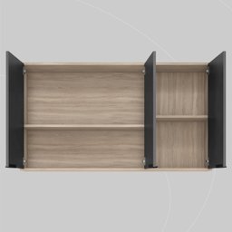 Armário Aéreo 120cm 3 Portas Firenze - 6