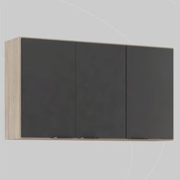 Armário Aéreo 120cm 3 Portas Firenze - 3