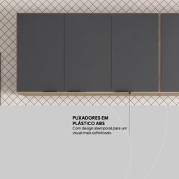 Armário Aéreo 120cm 3 Portas Firenze - 8