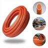 5 Metros Mangueira de Sucção Duto Pesada em Pvc 2,5 Polegadas Laranja - 3
