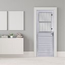 Ver imagem 2 de Porta Postigo Vidro Mini Boreal 210x80cm Ecosul Esquadrisul Abertura Esquerda