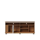 Ver imagem 4 de Rack Ripado para TV até  65 Polegadas com Rodízio 2 Portas Jurere 150cm