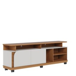Rack para TV até  75 Polegadas com Rodízio 2 Portas Jurere 180cm - 5