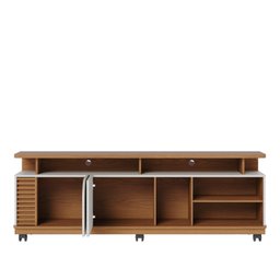 Rack para TV até  75 Polegadas com Rodízio 2 Portas Jurere 180cm - 4