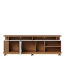 Ver imagem 4 de Rack Ripado para TV até 75 Polegadas com Rodízio 2 Portas Jurere 180cm