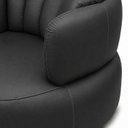 Ver imagem 5 de Poltrona Decorativa Cheval Giratória 360° em Couro Livintus Leather