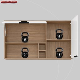 Armário Aéreo Firenze 120cm 2 Portas - Nicho - 7