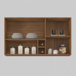 Armário Aéreo Firenze 120cm 2 Portas - Nicho - 5