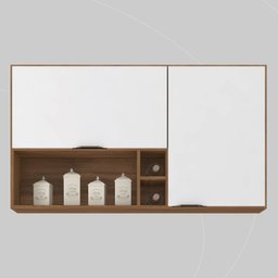 Armário Aéreo Firenze 120cm 2 Portas - Nicho - 3
