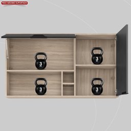 Armário Aéreo Firenze 120cm 2 Portas - Nicho - 8