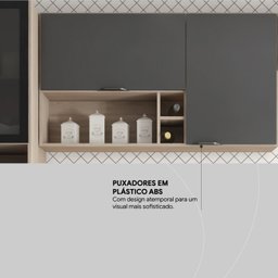 Armário Aéreo Firenze 120cm 2 Portas - Nicho - 11