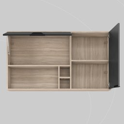 Armário Aéreo Firenze 120cm 2 Portas - Nicho - 7