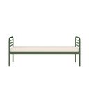 Ver mais imagens de Cama Solteiro em Ferro Aço Carbono Tubular Teko Casatema MadeiraOriginals Verde/Álamo