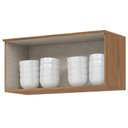Ver imagem 3 de Armário Aéreo 1 Porta Basculante 80 Cm Ambiente Requinte Nature Areia Hp – Henn