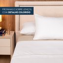 Ver imagem 4 de Jogo de Lençol Casal Padrão Linea Micropercal 200 Fios 4 Peças - Bege