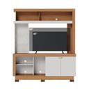 Ver imagem 2 de Estante para TV e Home Theater até 50 Polegadas 160,3CMX188CM 2 Portas Valença Marrom